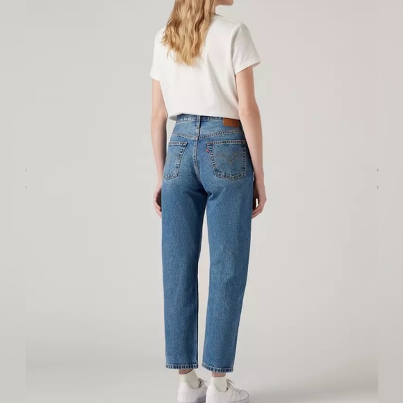 Levi’s 501 Original Crop High Rise Straight Leg Size 28 - Picture 6 of 9